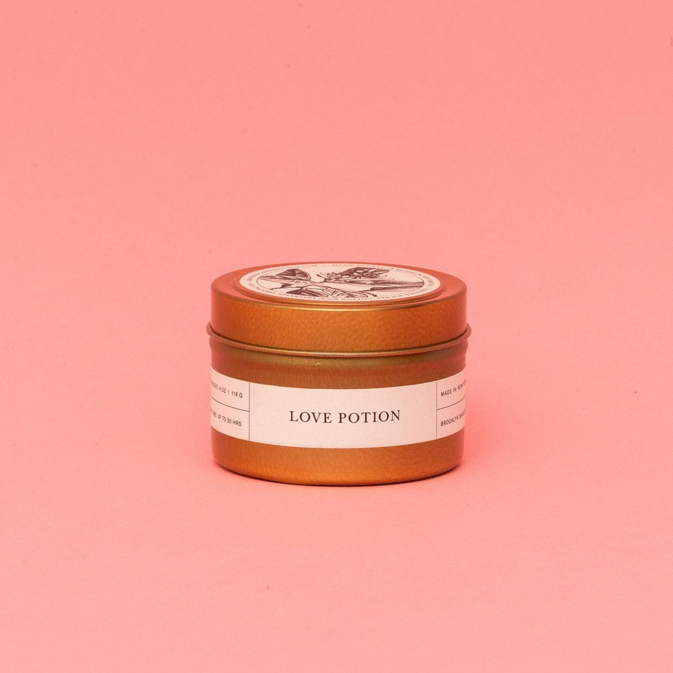 Brooklyn Candle Studio Gold Travel Candle