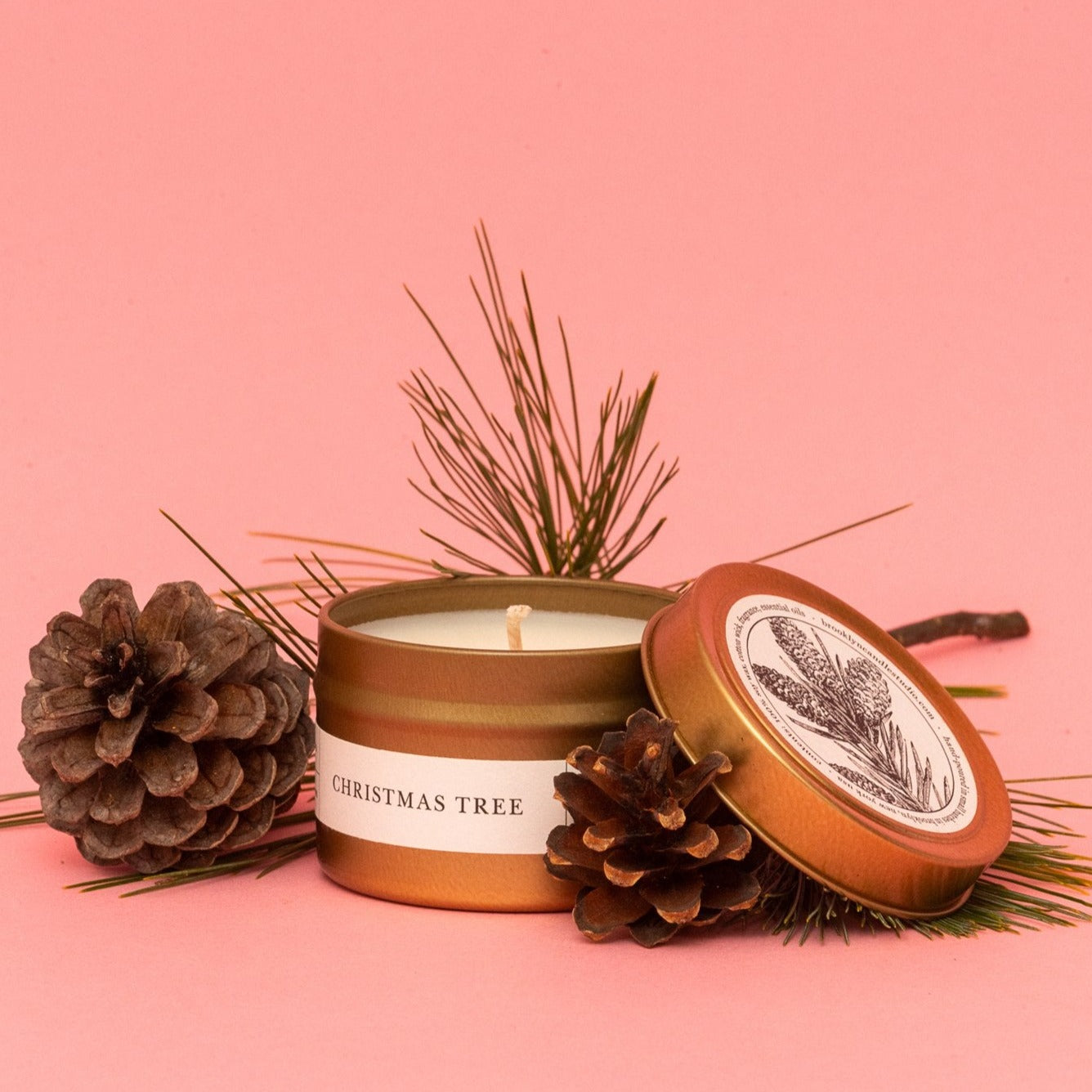 Brooklyn Candle Studio Gold Travel Candle